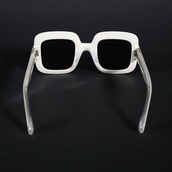 Isabel Marant Oversized Square Designer Sunglasses - Ivory White / Grey - NWT main image 9